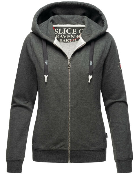 Navahoo Engelshaar Damen hoodie D.Grau-Mel-Gr.XL