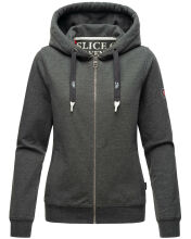 Navahoo Engelshaar Damen hoodie D.Grau-Mel-Gr.XL