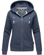 Navahoo Engelshaar Damen hoodie Blau-Mel-Gr.XL