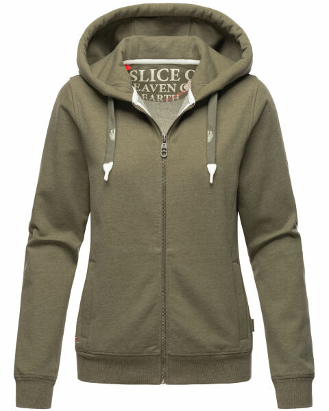 Navahoo Engelshaar Damen hoodie Olive-Mel-Gr.XL