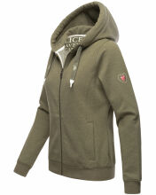 Navahoo Engelshaar Damen hoodie Olive-Mel-Gr.XL