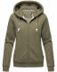 Navahoo Engelshaar Damen hoodie Olive-Mel-Gr.XL