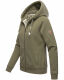 Navahoo Engelshaar Damen hoodie Olive-Mel-Gr.XL