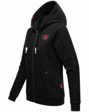 Navahoo Cremetörtchen Damen Hoodie Schwarz-Gr.XS