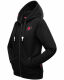 Navahoo Cremetörtchen Damen Hoodie Schwarz-Gr.XL