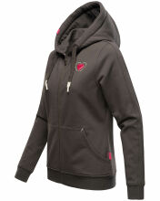 Navahoo Cremetörtchen Damen Hoodie Dunkelgrau-Gr.XL