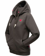 Navahoo Cremetörtchen Damen Hoodie Dunkelgrau-Gr.XL