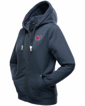 Navahoo Cremetörtchen Damen Hoodie Dusty-Blau-Gr.XS