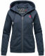 Navahoo Cremetörtchen Damen Hoodie Dusty-Blau-Gr.XS