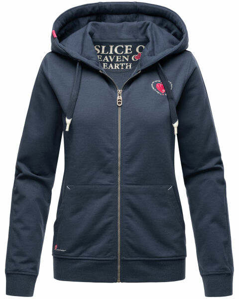 Navahoo Cremetörtchen Damen Hoodie Dusty-Blau-Gr.XL