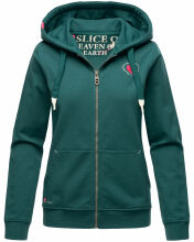 Navahoo Cremetörtchen Damen Hoodie Ozean-Grün-Gr.XL