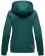 Navahoo Cremetörtchen Damen Hoodie Ozean-Grün-Gr.XL
