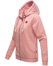 Navahoo Cremetörtchen Damen Hoodie Puder-Rosa-Gr.XL