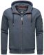 Stone Harbour Billie Joy Herren Sweatjacke Hoodie Blau-Mel-Gr.XXL