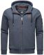 Stone Harbour Billie Joy Herren Sweatjacke Hoodie Blau-Mel-Gr.3XL
