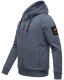 Stone Harbour Billie Joy Herren Sweatjacke Hoodie Blau-Mel-Gr.3XL