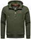 Stone Harbour Billie Joy Herren Sweatjacke Hoodie Dunkelolive-Gr.S