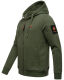 Stone Harbour Billie Joy Herren Sweatjacke Hoodie Dunkelolive-Gr.S