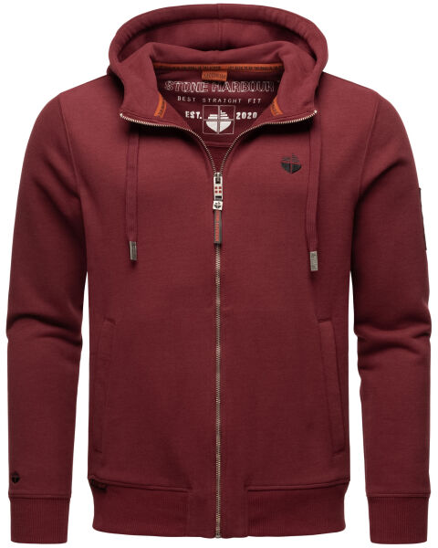 Stone Harbour Billie Joy Herren Sweatjacke Hoodie Bordeaux-Gr.M
