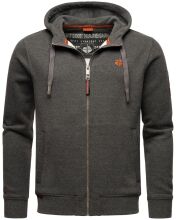 Stone Harbour Billie Joy Herren Sweatjacke Hoodie D.Grau-Mel-Gr.S