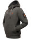 Stone Harbour Billie Joy Herren Sweatjacke Hoodie D.Grau-Mel-Gr.S