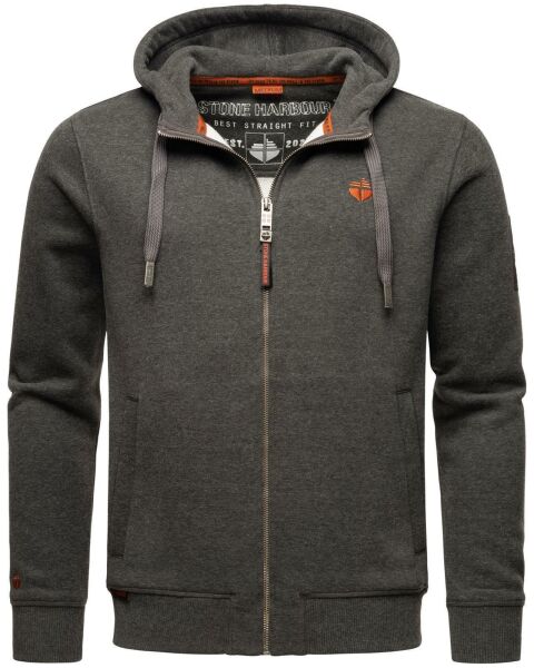 Stone Harbour Billie Joy Herren Sweatjacke Hoodie D.Grau-Mel-Gr.3XL