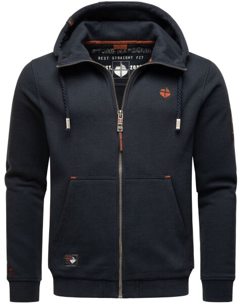 Stone Harbour Jacobi Jami Herren Sweatjacke Hoodie Navy Größe S - Gr. S