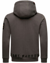 Stone Harbour Jacobi Jami Herren Sweatjacke Hoodie Dunkelgrau Größe M - Gr. M
