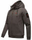 Stone Harbour Jacobi Jami Herren Sweatjacke Hoodie Dunkelgrau Größe M - Gr. M