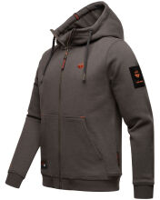 Stone Harbour Jacobi Jami Herren Sweatjacke Hoodie Dunkelgrau Größe XXL - Gr. 2XL