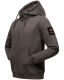 Stone Harbour Jacobi Jami Herren Sweatjacke Hoodie Dunkelgrau Größe XXL - Gr. 2XL
