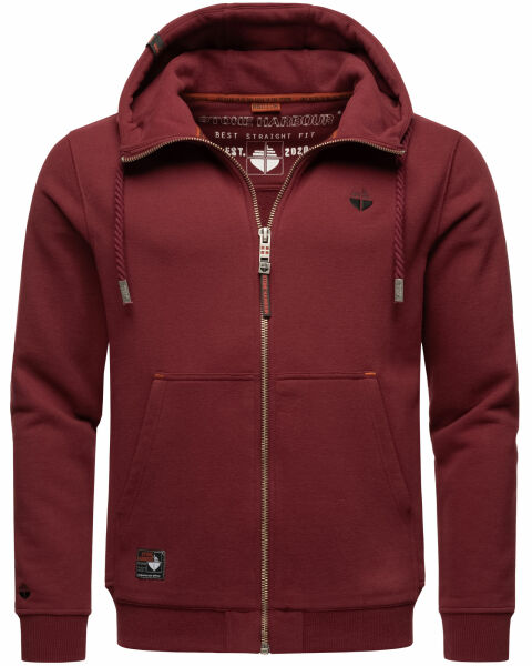 Stone Harbour Jacobi Jami Herren Sweatjacke Hoodie Bordeaux Größe XXL - Gr. 2XL