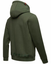 Stone Harbour Jacobi Jami Herren Sweatjacke Hoodie Dunkel Olive Größe M - Gr. M
