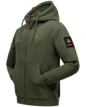 Stone Harbour Jacobi Jami Herren Sweatjacke Hoodie Dunkel Olive Größe XL - Gr. XL