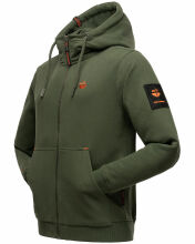 Stone Harbour Jacobi Jami Herren Sweatjacke Hoodie Dunkel Olive Größe XXL - Gr. 2XL