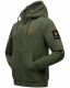 Stone Harbour Jacobi Jami Herren Sweatjacke Hoodie Dunkel Olive Größe XXL - Gr. 2XL