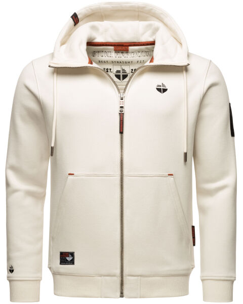 Stone Harbour Jacobi Jami Herren Sweatjacke Hoodie Weiss Größe M - Gr. M