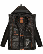 Stone Harbour Mitjaa Herren Winter Jacke Parka Schwarz-Gr.XXL