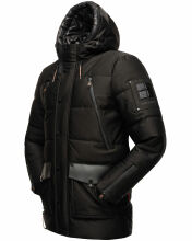 Stone Harbour Mitjaa Herren Winter Jacke Parka Schwarz-Gr.3XL