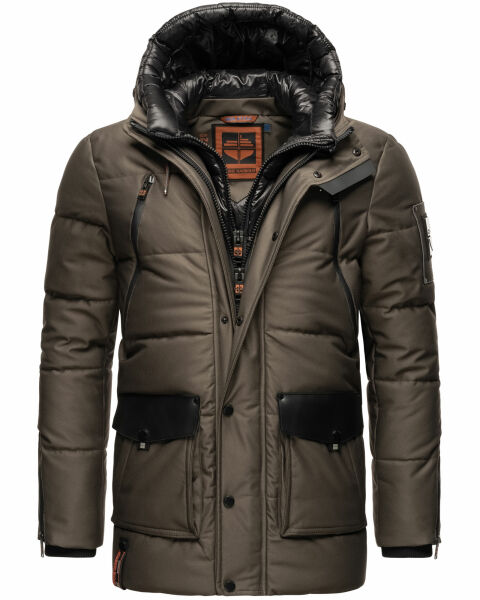 Stone Harbour Mitjaa Herren Winter Jacke Parka Anthrazit-Gr.S