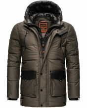 Stone Harbour Mitjaa Herren Winter Jacke Parka Anthrazit-Gr.XL