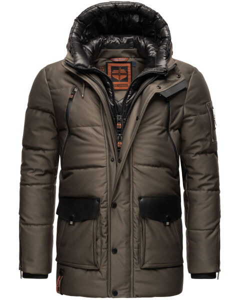 Stone Harbour Mitjaa Herren Winter Jacke Parka Anthrazit-Gr.XXL