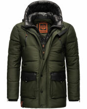 Stone Harbour Mitjaa Herren Winter Jacke Parka Olive-Gr.L