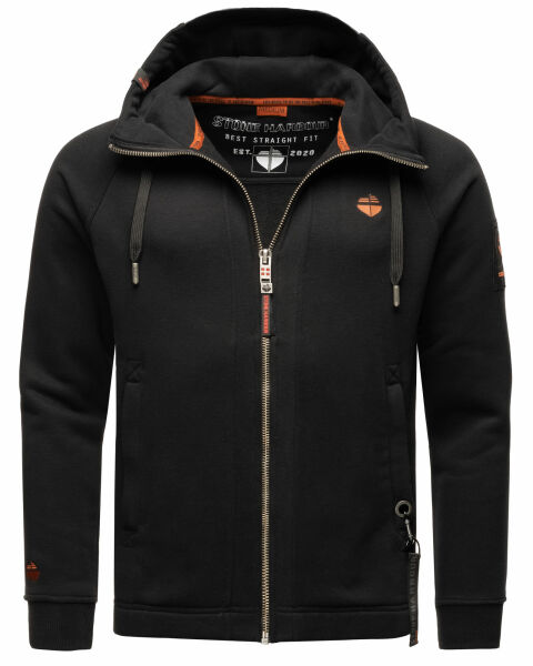 Stone Harbour Finn Luca Sweatjacke Hooded Schwarz-Gr.L
