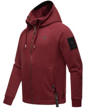 Stone Harbour Finn Luca Sweatjacke Hooded Bordeaux-Gr.M