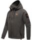 Stone Harbour Finn Luca Sweatjacke Hooded D.Grau-Mel-Gr.M