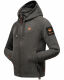 Stone Harbour Finn Luca Sweatjacke Hooded D.Grau-Mel-Gr.L