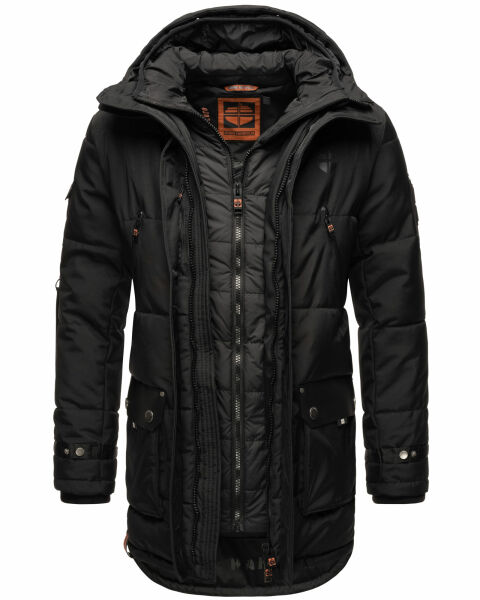 Stone Harbour Winterjacke Tahaa Winterparka Schwarz-Gr.M