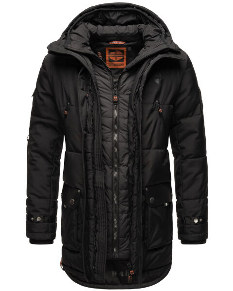 Stone Harbour Winterjacke Tahaa Winterparka Schwarz-Gr.XXL