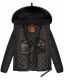 Stone Harbour Zarlaan Herren Winterjacke Parka Schwarz-Gr.M